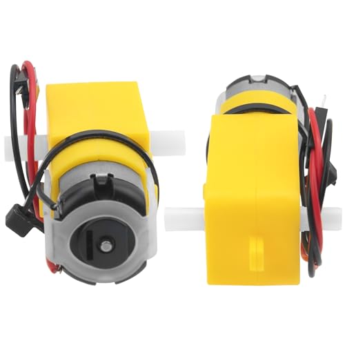 10Pcs Vgoohobby TT DC Gearbox Motor Dual Shaft 3-8V Gear Motors 200RPM Ratio 1:48 Shaft Motor with 2.54mm Wire for Arduino DIY Car Robot Toys