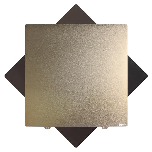 FYSETC Build Plate for Neptune3 Max - 430x430mm PEI Sheet - Double Sided Textured Print Bed: Flexible Spring Steel Surface with Magletic Base for Neptun 4 Max Kobra Max, CR-6 Max 3D Printer