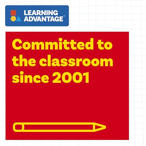 LEARNING ADVANTAGE Giant Magnetic Foam Ten Frames with 20 Disks