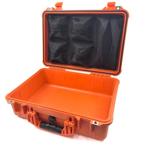 LAFENLIN Lid Organizer for Pelican 1500 Case, Hook & Loop (Screws Inc.) - color: 1500 lid organizer-Circular Mesh