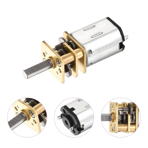 DMiotech 2pcs 12V 100RPM Rated Torque 20 Output Shaft Length 10mm Micro DC - style: 100RPM