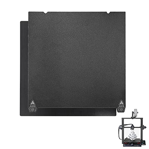 Ender 3 S1 Plus Frosted PC Build Plate Magnetic Flexible Bed 310x315mm for CR-10/10S Pro/MP Maker Pro Long LK1/ PRO LK5 PRO/Ender 3 Max 3D Printer