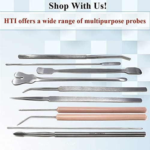 Premium Quality Seeker Mall Probe with Bent Ends Blunt Tips for Students Lab Technicians to do Dissection Comes in Hexagonal Handles No-Slip Grip (Seeker Mall Probe - 1 Pcs) - style: Seeker Mall Probe - 1 Pcs