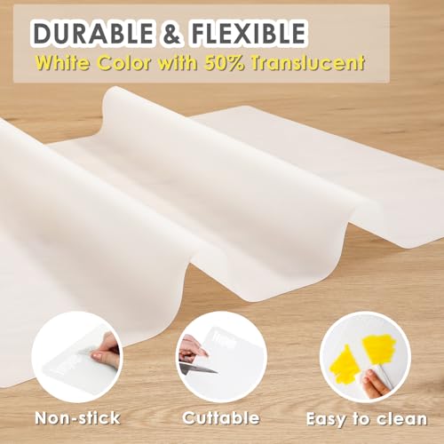 31.5" x 23.6" Extra Large Silicone Mat for Resin Casting, Epoxy and Crafts - color: Translucent