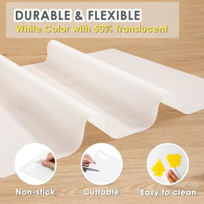 31.5" x 23.6" Extra Large Silicone Mat for Resin Casting, Epoxy and Crafts - color: Translucent