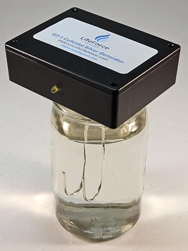 EZ-1 Basic Silver Generator Package by LifeForce Devices (10-Gauge) - size: 10 gauge pair 9999 pure silver wires