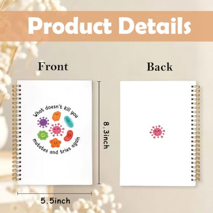 Funny Science Spiral Notebook,Sarcastic Gifts Journal for Women,A5 - color: Funny