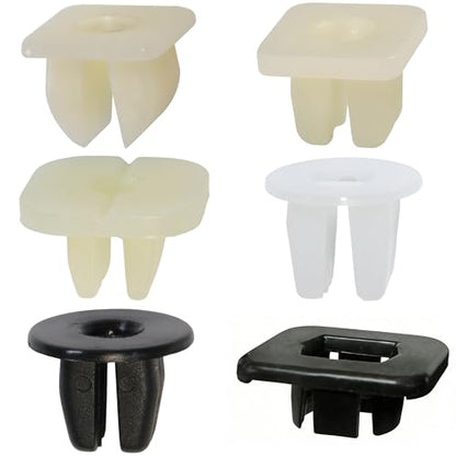 241pcs Grille Bumper Fender Headlight Bezel Nylon Nut #4, #6, #8, #10, #12 - size: 12 Size 236pcs