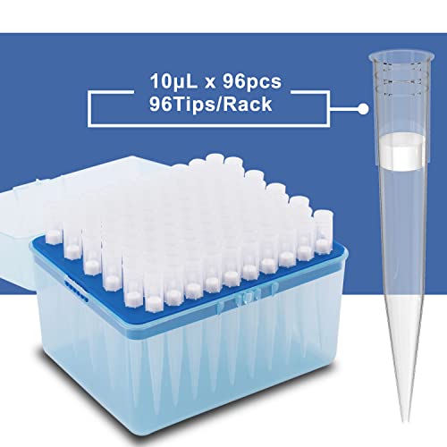 ONiLAB 1000µL Universal Pipette Tips, 96 Tips/Rack, DNase/RNase Free - size: 1000ul