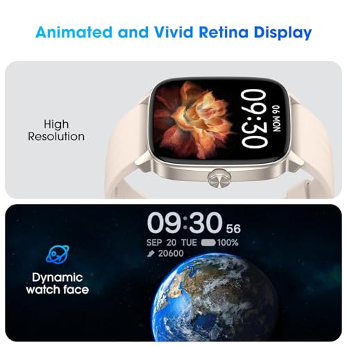 Pedometer Watch Senior Friendly No App No Phone Required, Step Counter - color: Almond