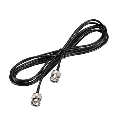 uxcell BNC Male to Male Coaxial Jumper Cable 50 ohm 16 feet RG174 - size: 16 Feet