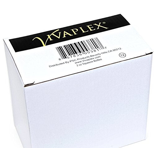 Vivaplex Clear 2oz Plastic Squeeze Bottles with Black Flip Top Caps - 12 pk - size: 12 Count (Pack of 1)