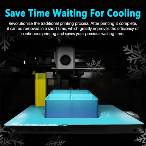420x420mm Glacier Cold Plate for Anycubic Kobra 3 Max Build Plate PLA PETG Cool Printing Strong Adhesion Kobra 3 Max 3D Printer Build Plate for Kobra 3 Max Accessories K3M Cool Plate - size: for Kobra 3 Max