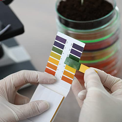 PATIKIL PH Test Strips, 2 Pack 160 Indicator Papers Litmus Tester for Water Food Soil Acid Testing, Blue
