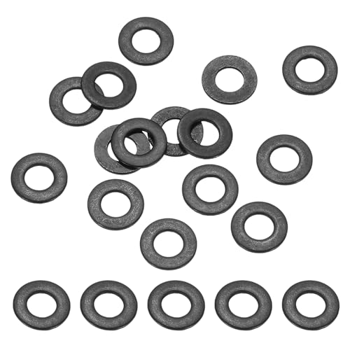 PATIKIL 80pcs M4 Stainless Steel Washers M4x9x0.8mm Flat Washers Metal - size: M4x9x0.8