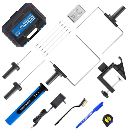 4-in-1 Hot Wire Foam Cutter Kit Hot Knife Cutting Tool - color: Toolbox Blue