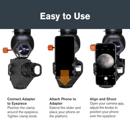 Celestron NexGO 2-Axis Smartphone Adapter for Telescope Eyepieces