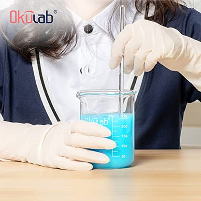 Glass Beaker Set, Low Form, Graduated 3.3 Borosilicate Glass Beakers (I PC of 50 100 250 500 1000ml) for Lab, Classroom, Craft, Kitchen, BKLGS5A1 - style: Vol.50ml,100ml,250ml,500ml,1000ml