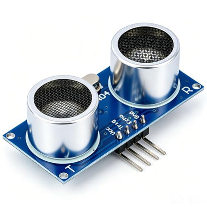 2 Pcs HC-SR04 Ultrasonic Sensor Module with Mounting Bracket