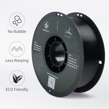 PLA 3D Printer Filament Bundle, Dimensional Accuracy +/- 0.03 mm, 16 x 1 kg Spool(35.2lbs), 1.75 mm，Black - color: 16*1kg Black