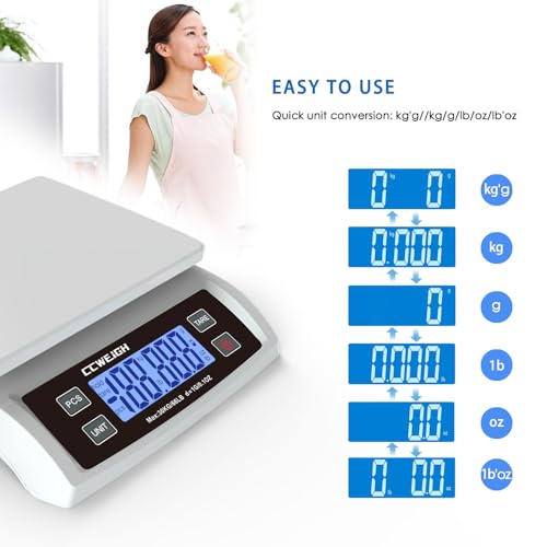 Food Scale 66lb,Rechargeable Digital Kitchen Scale for Baking