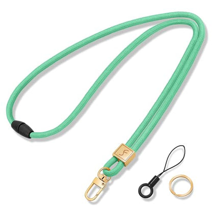 Fishent Lanyard, Cute Neck Lanyards for Keys ID Badges Holder, Keychain Key Teacher Lanyard with Safety Breakaway Buckle for Women Men, Lake Blue - color: Lake Blue