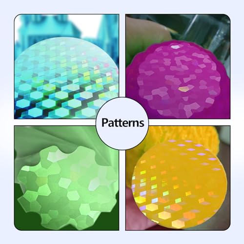 P2S X2D Smooth Effect PEG Build Plate, 256x256mm,Hexagonal Cube + 3D Water Droplet Pattern Holographic Print Bed Plate for Bambu Lab X2D/A1/P1P/P1S/P2S/X1/X1C/X1E 3D Printer Platform - color: PEG (Diamond Grid+Water Cube)