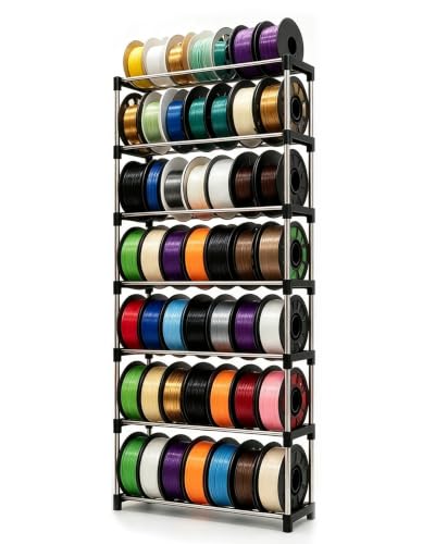 3D Printer Filament Storage Rack – Easy Install （7Tier）