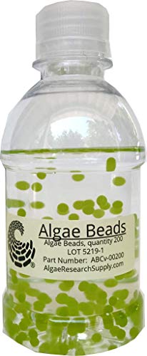 Algae Research and Supply: Live Algae Beads (200 Count) Science Kit for Classroom Photosynthesis and Respiration Experiments - style: 200-Algae Beads Only