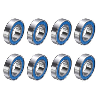 uxcell 8 Pcs 6800-2RS Deep Groove Micro Bearing, 10x19x5mm Chrome Steel - size: 6800-2RS