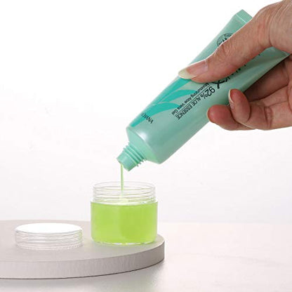 100 Count Clear Plastic Sample Containers 20g Empty Jars Cosmetic Containers with Lids Leak Proof Lip Balm Containers - color: Clear, size: 20g (100 Count)