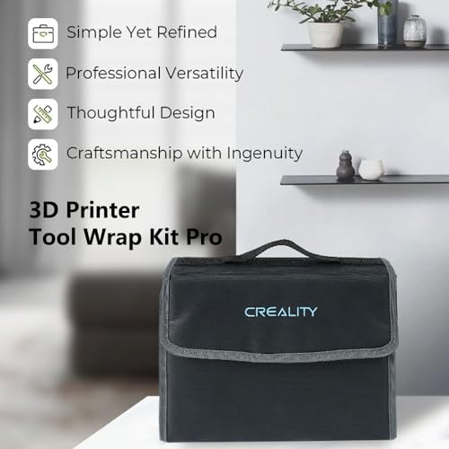 Creality 3D Printer Tool Wrap Kit Pro Assembly/Removal/Filament Cutting Tool for Cleaning Finishing Printing, Suitable for Creality and All FDM Printers