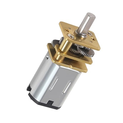 2Pcs DC 12V 30RPM Gear Motor Full Metal Geared Mini Micro Gear with Gearwheel 30RPM N20 Speed Reduction Motor for DIY RC Toys Robort Smart Car Motor