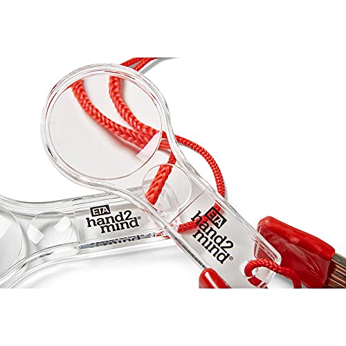 hand2mind Hand Lens with Lanyard, 3X and 6X Magnifier for Home, Classroom, Indoor and Outdoor Use (Pack of 10)