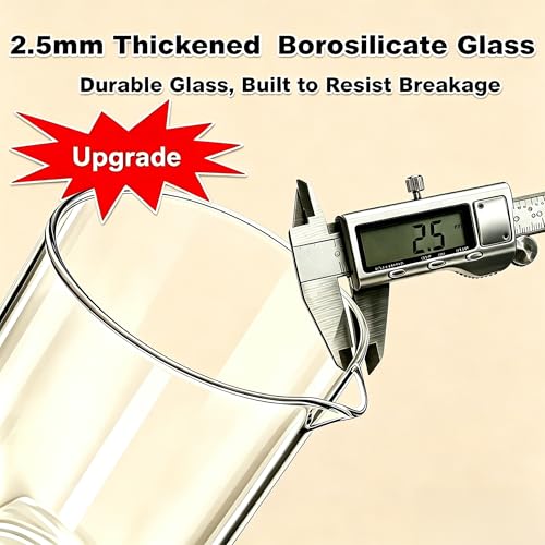 QUQIYSO French Press Coffee Maker 34oz, Thickened Glass Coffee French Press - color: New Style Sliver, size: 34oz