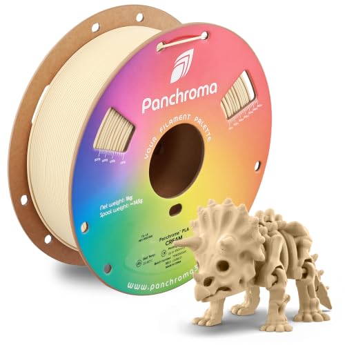 Polymaker Panchroma PLA Filament 1.75mm, 1kg, Cream - color: Basic Pla - 1.75mm Cream (Hex Code: #Eed1a8), size: 1kg