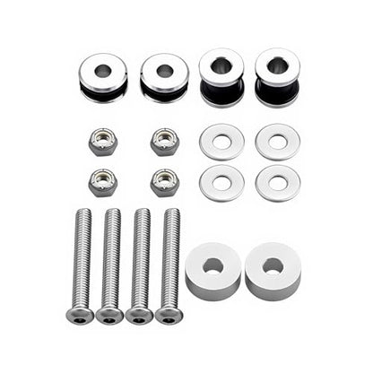 Motorcycle Sissy Bar Docking Hardware Kit for Harley Touring FLSTC FXSTSB FXSTS FXSTC FLSTF FXST FXSTB FLSTN 1984-2025 - color: chrome