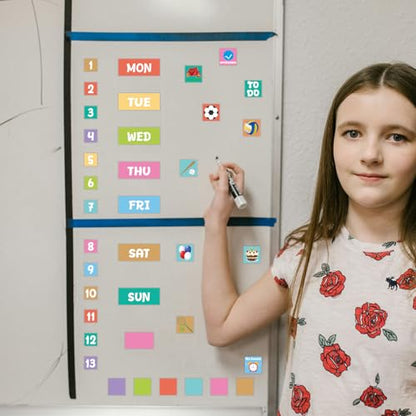 Calendar Magnets Classroom Magnetic Calendar Numbers 95Pcs Whiteboard Month Week Holiday Magnets Labels Home Office School Classroom Supplies