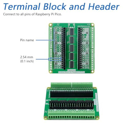 Freenove Breakout Board for Raspberry Pi Pico 1 2 W 2W H WH HAT