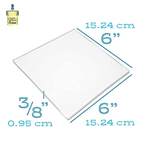Gel Press Gelli Printing Plate - (Size: 6" X 6") - 10800 - size: 6" x 6"