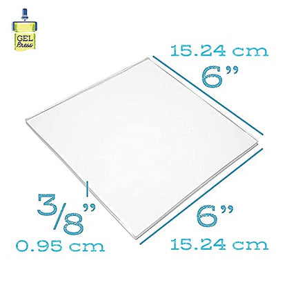 Gel Press Gelli Printing Plate - (Size: 6" X 6") - 10800 - size: 6" x 6"