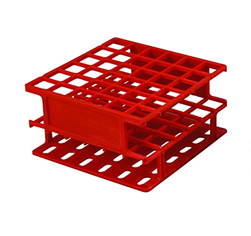 EISCO Test Tube Stand, Holds 36 Tubes - 0.75" Slots - Three Tier Grid Design - size: 0.75" square slots