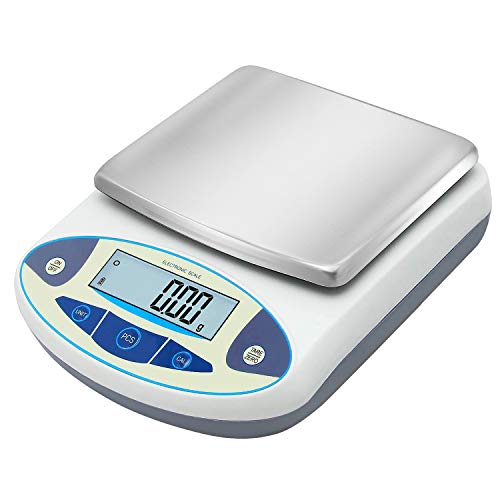 Bonvoisin Lab Scale 2000gx0.01g High Precision Electronic Analytical Balance 0.01g Accuracy Laboratory Lab Precision Scale Digital Kitchen Balance Scale Jewelry Scale Scientific Scale (2000g, 0.01g) - size: 2000g, with Calibration Weights