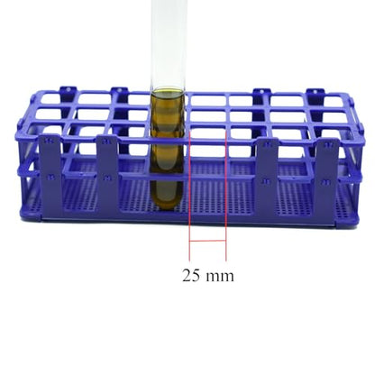 3 Pcs Detachable Plastic Test Tube Rack, 24 Holes Each, 25mm Diameter - color: Blue, size: 24 Holes-25mm