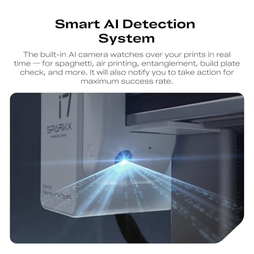 Creality SPARKX i7 Combo 3D Printer, Multi Color with CFS Lite High Speed AI Photo-to-3D Printing 95% Pre-Assemble Auto-Leveling Custom RGB Quick-Swap Essential Parts 10.24×10.24×10 inch