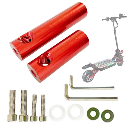 V5 Electric Scooter Steering Damper Stabilizer Kit, High-Strength T6061 Aluminum Bracket for Motorcycle & E-Scooter, Reduces Vibration & Enhances Safety (Red-bracket) - color: Red-bracket