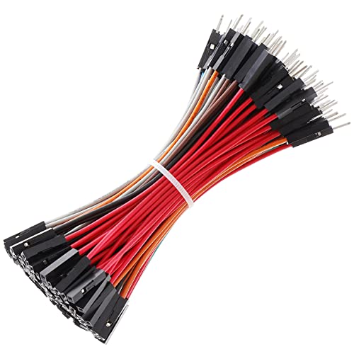 Breadboard Jumper Wires 20AWG, Bestlus Exclusives Male to Female Jumper Cables Wires M/F 4'' 10CM 10 Colors Pack of 120 Square Head 0.1'' (4'', M/F) - color: Male-Female, 10CM, size: 10CM / 4''