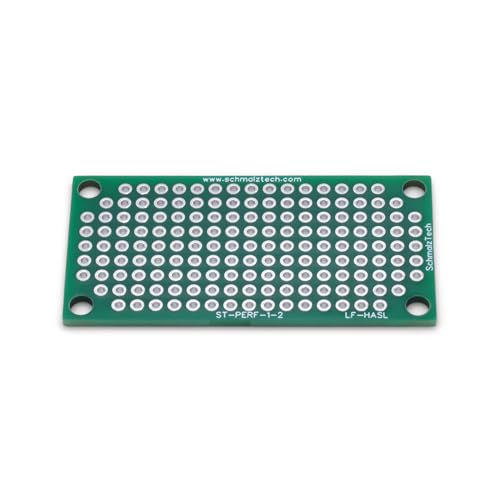 Double Sided LF HASL Perf Board, PCB Board, Electronic Circuit Board for DIY Prototype Circuit, FR4, Plated Through Hole Solder Prototype Board, ST-PERF-1-2 (1" x 2" - 2 Pack) - style: 1" x 2" - 2 Pack