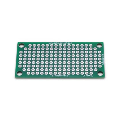 Double Sided LF HASL Perf Board, PCB Board, Electronic Circuit Board for DIY Prototype Circuit, FR4, Plated Through Hole Solder Prototype Board, ST-PERF-1-2 (1" x 2" - 2 Pack) - style: 1" x 2" - 2 Pack