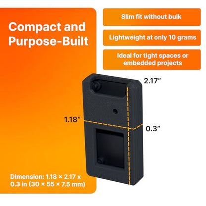 Protective Case Compatible with NodeMCU Lua ESP8266 Development Board - Sleek Enclosure, for WiFi Module, Easy Assembly, and Ideal for IoT Projects